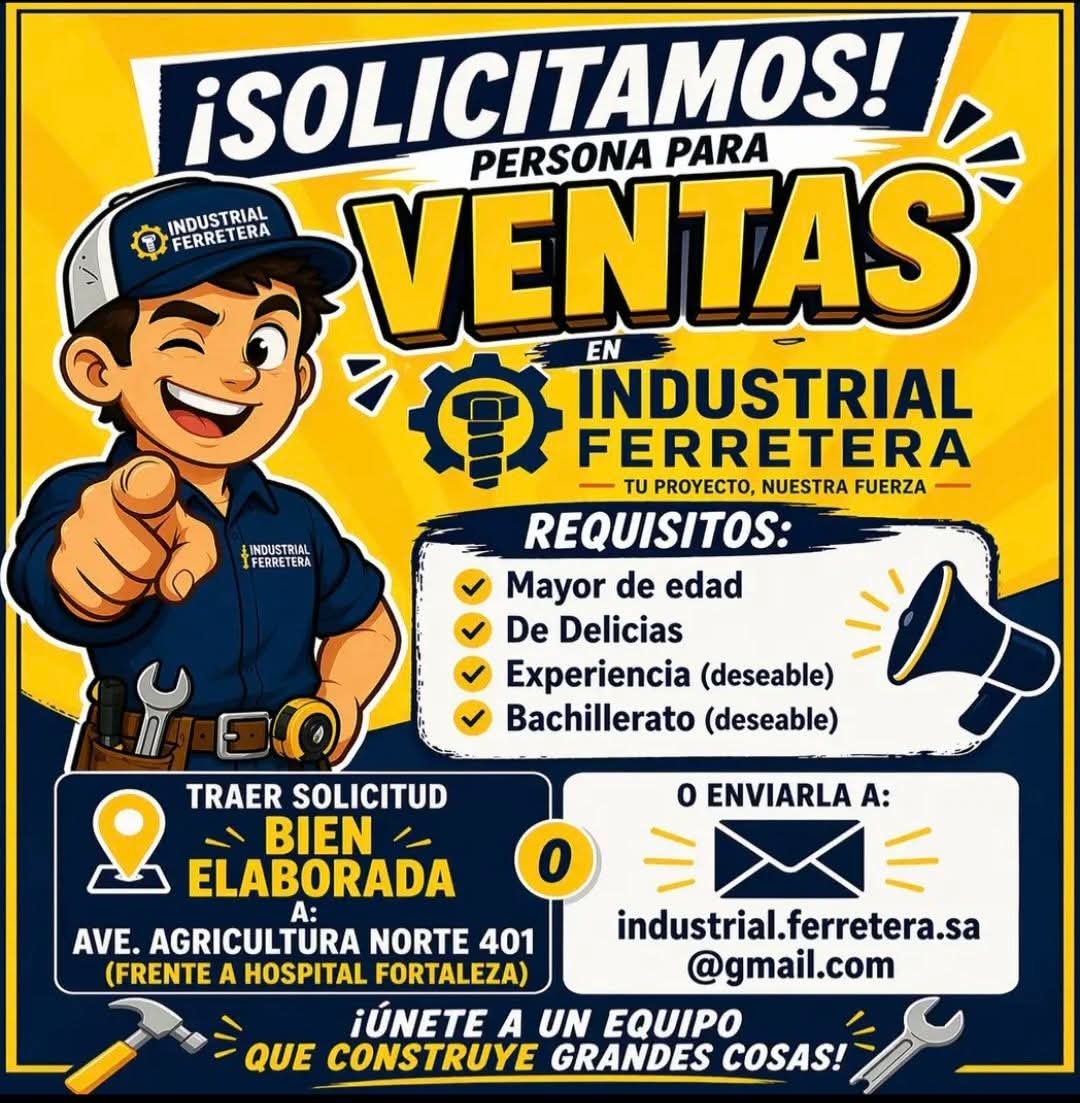 Persona para ventas