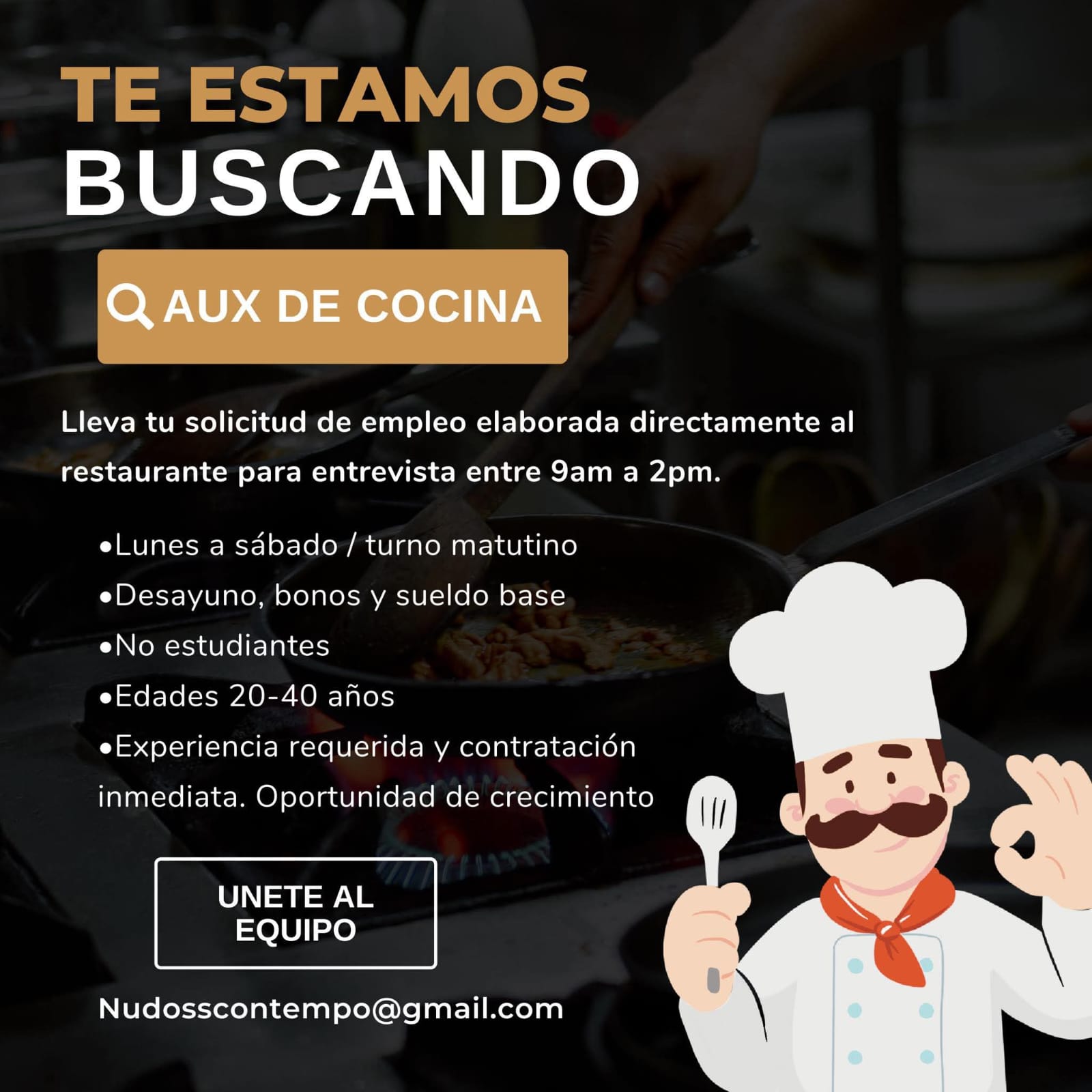 Aux de cocina