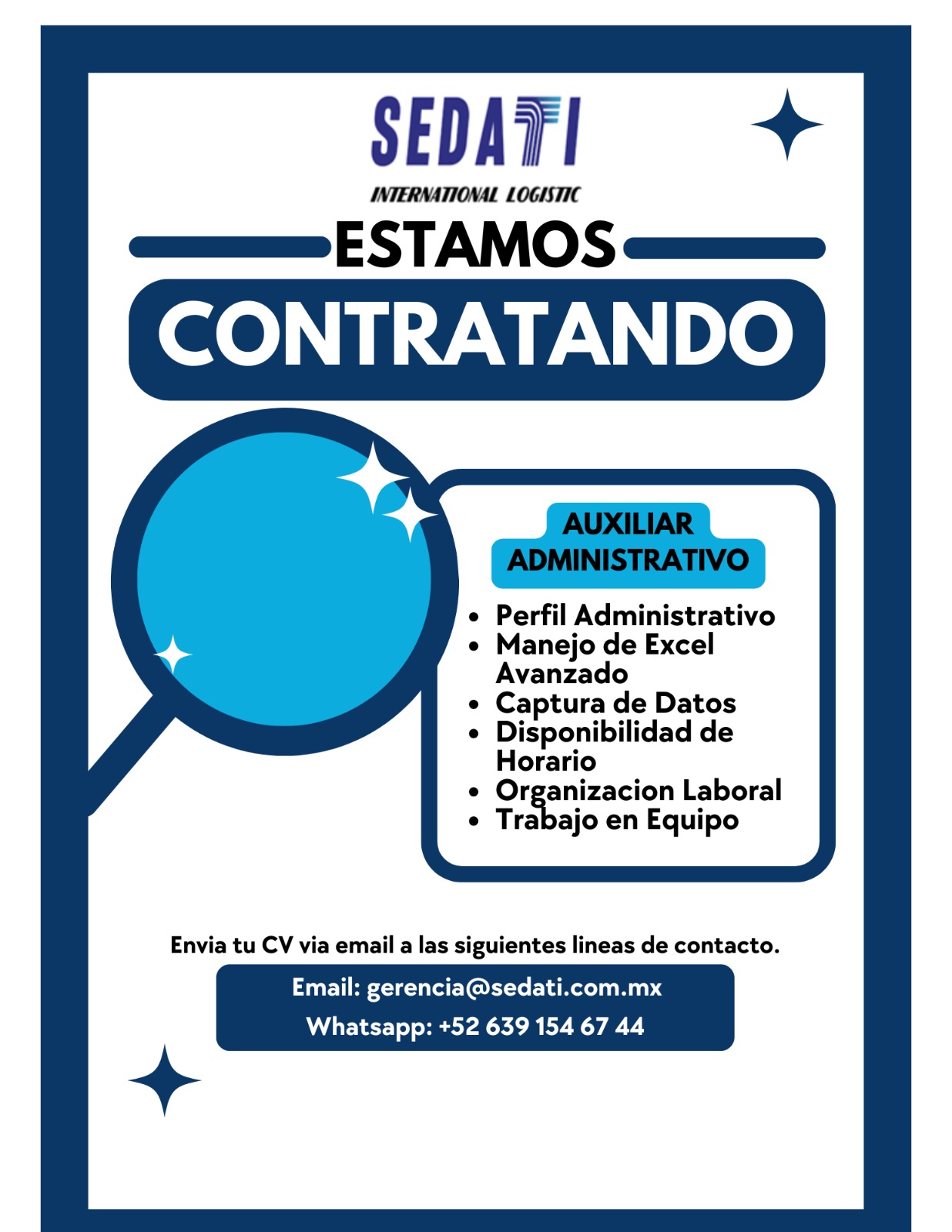 Auxiliar administrativo