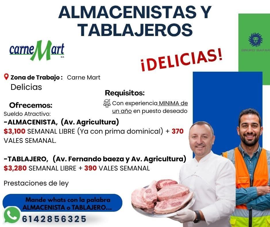 Almacenista de tablajeros