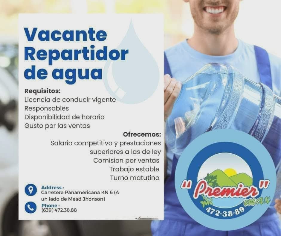 Repartidor de agua