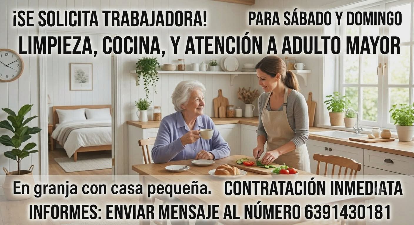 Trabajadora limpieza