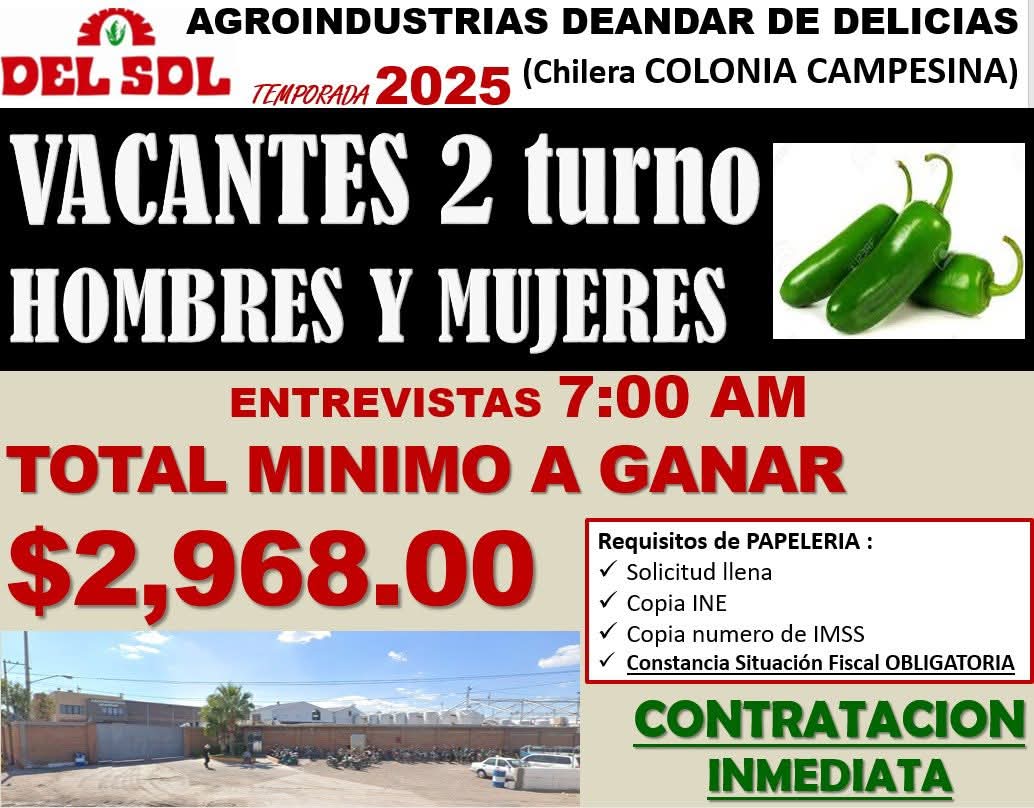 Operadores de producción