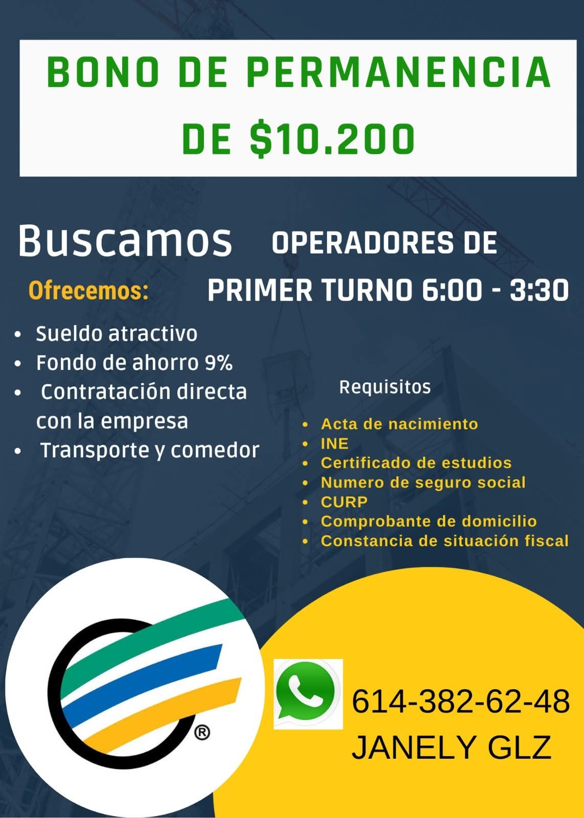 Operadores de producción