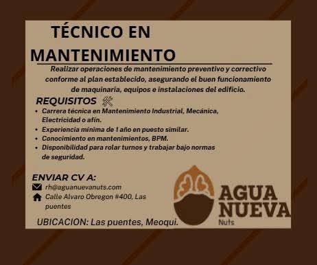 Tecnico en mantenimiento