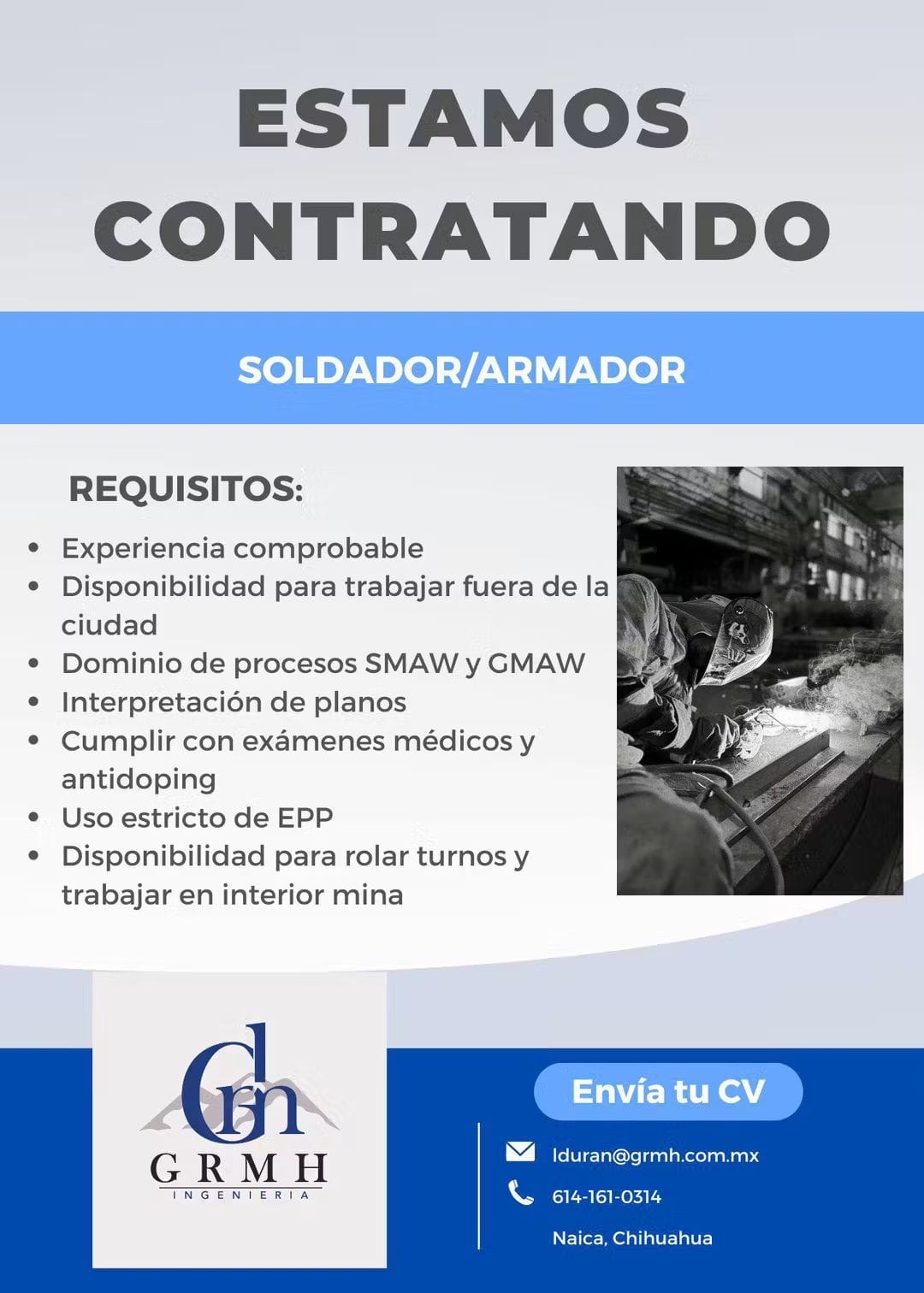 Soldador / Armador