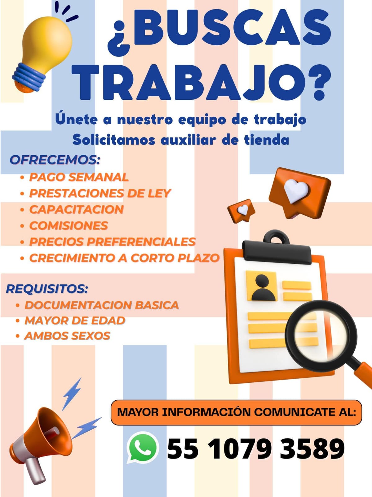 Auxiliar de tienda