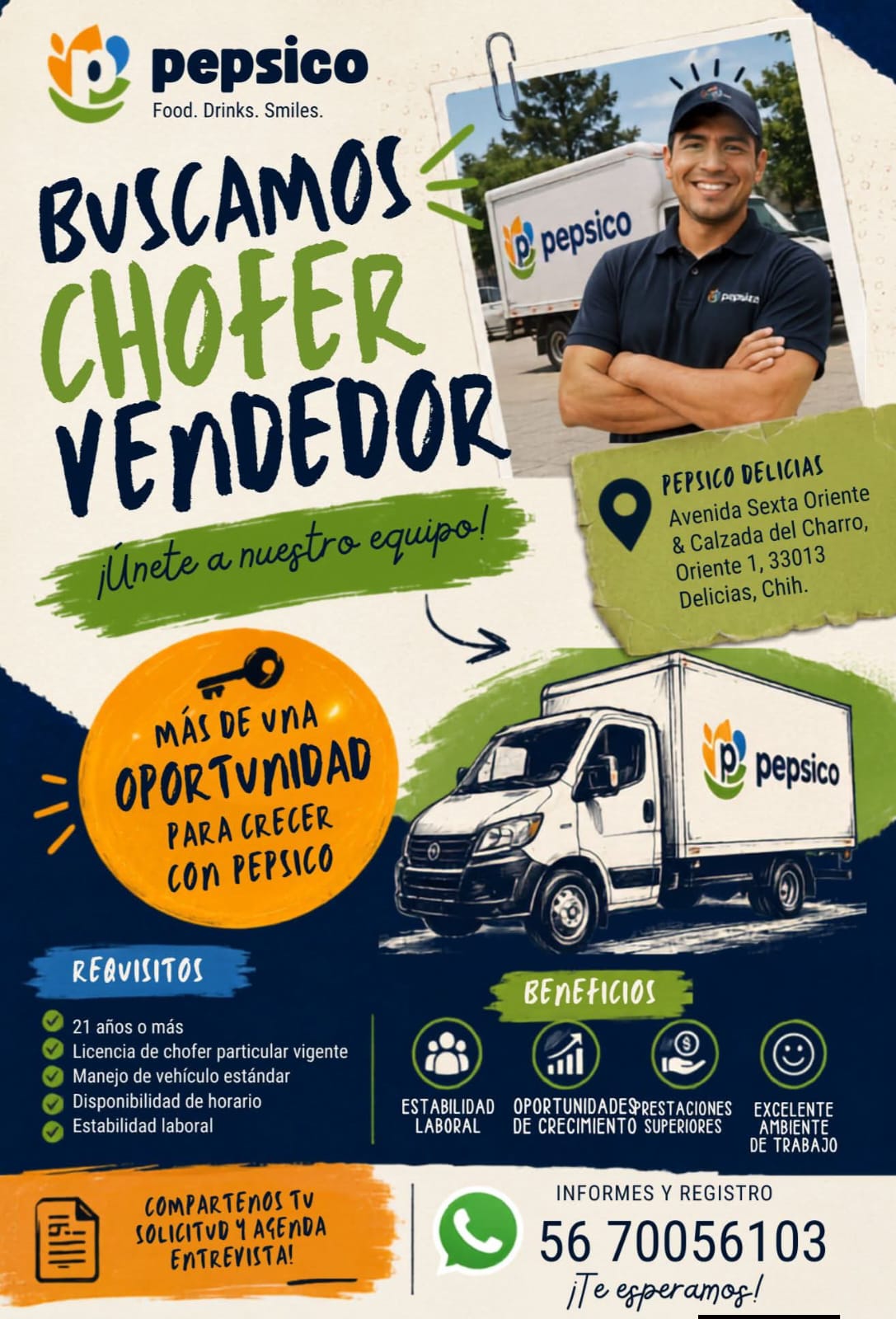 Chofer vendedor