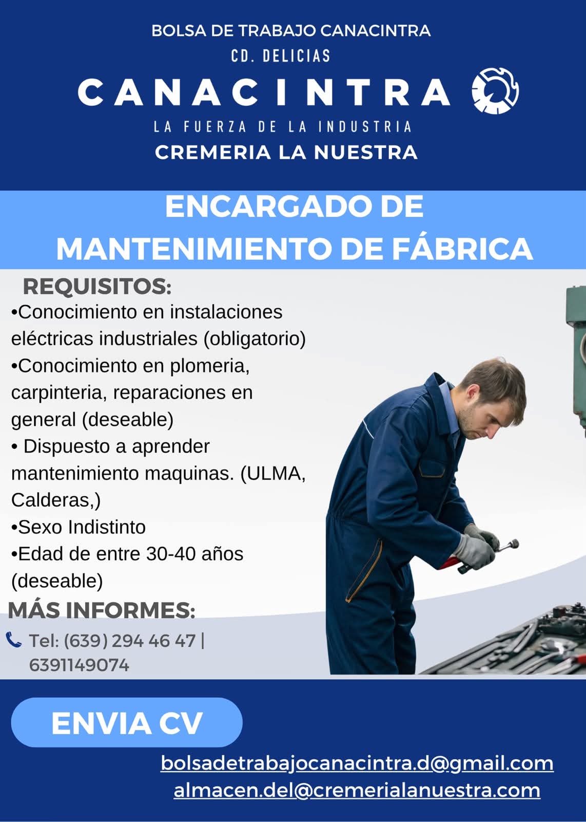 Encargado de mantenimiento