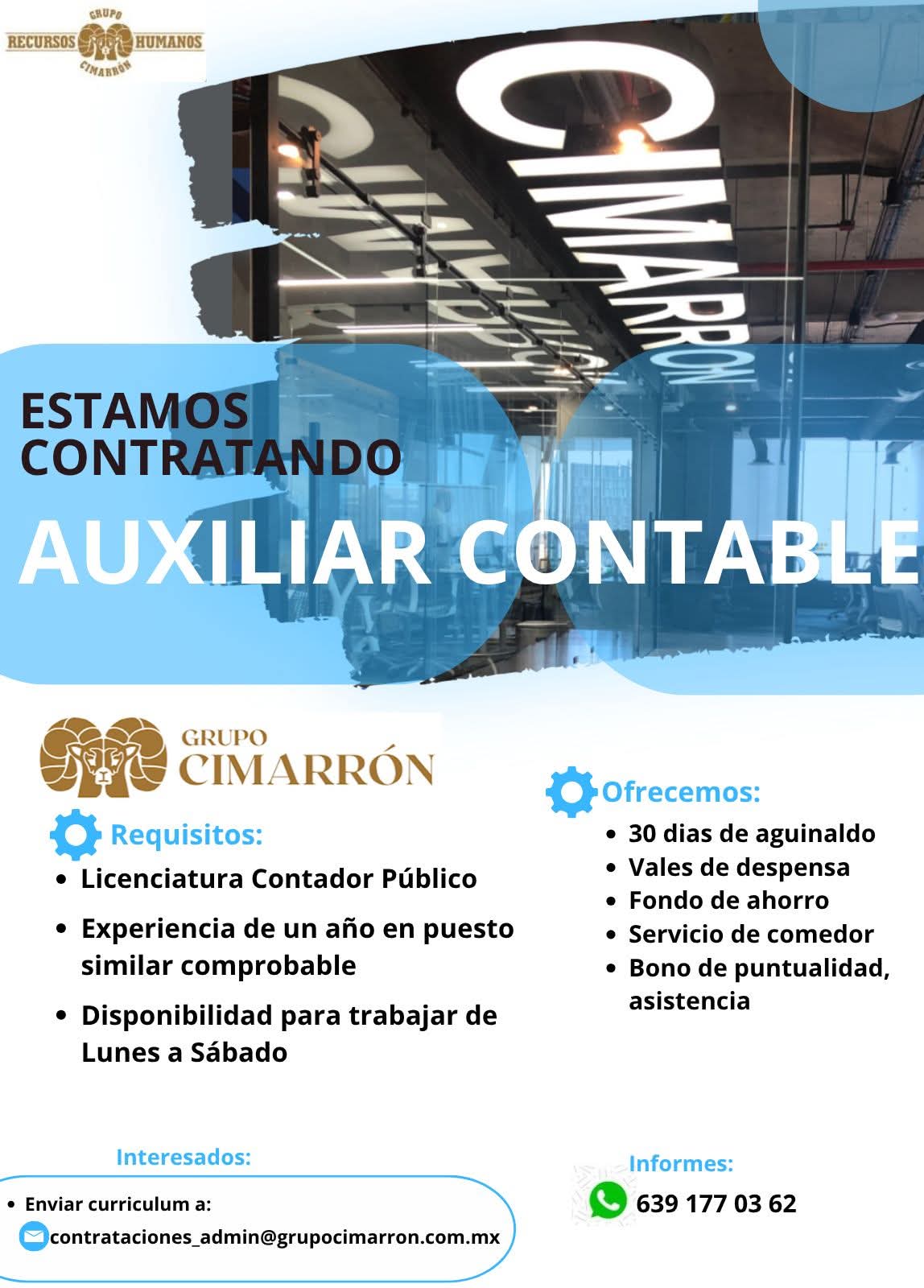Auxiliar contable