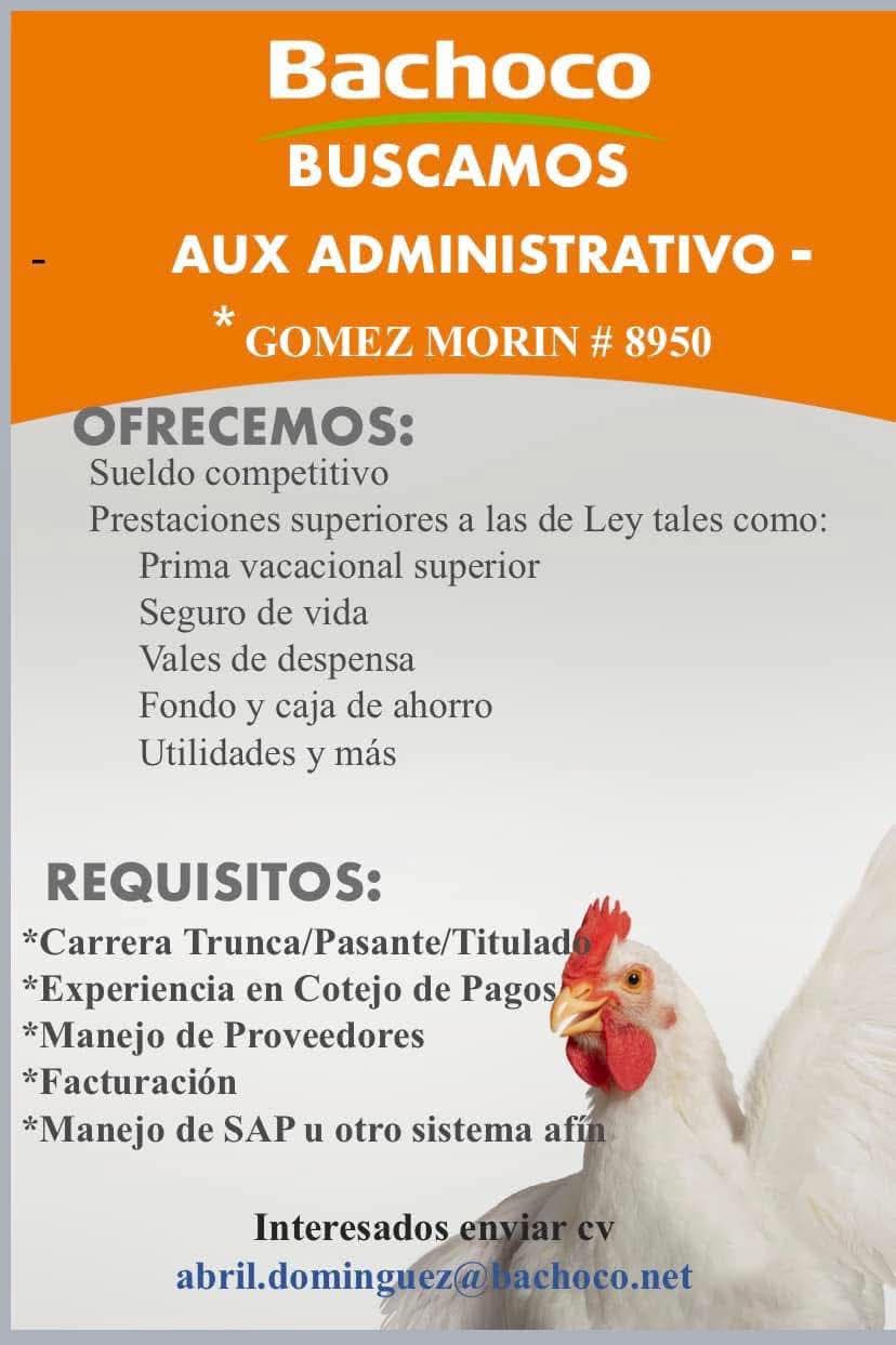 Aux administrativo