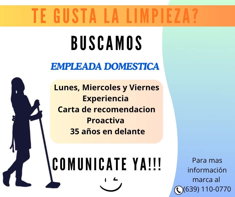 Empleada de limpieza