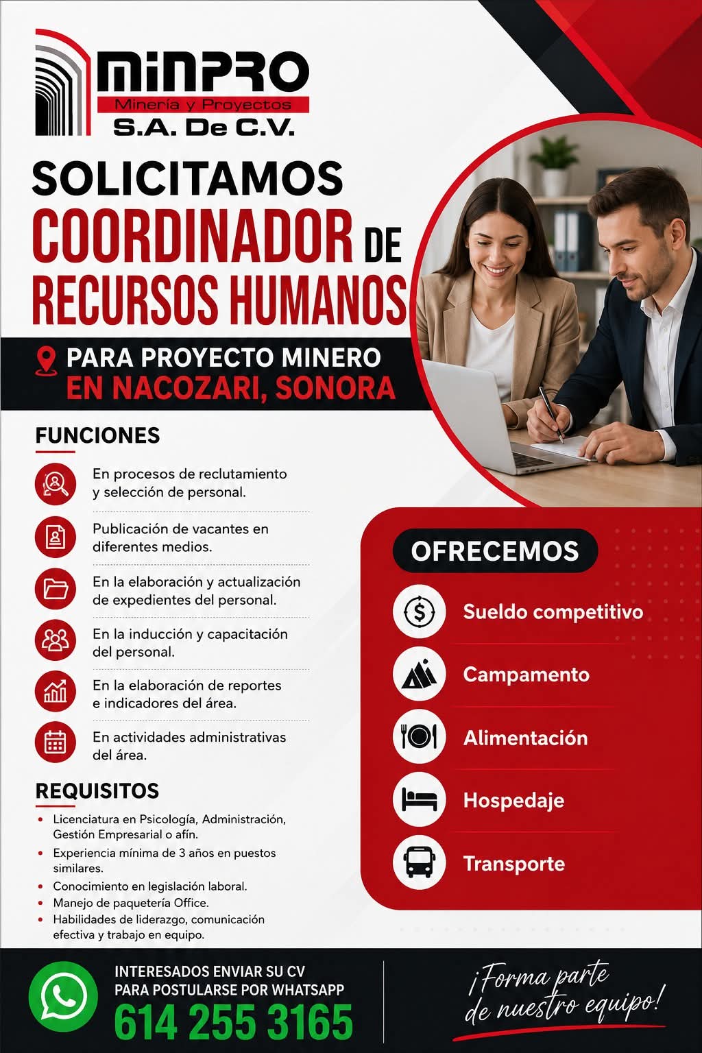 Coordinador recursos humanos