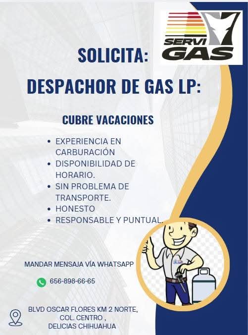 Despachador de gas