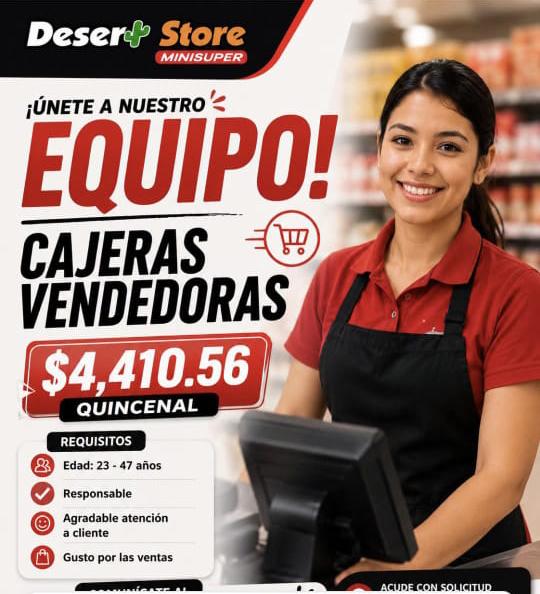 Cajera vendedorasn