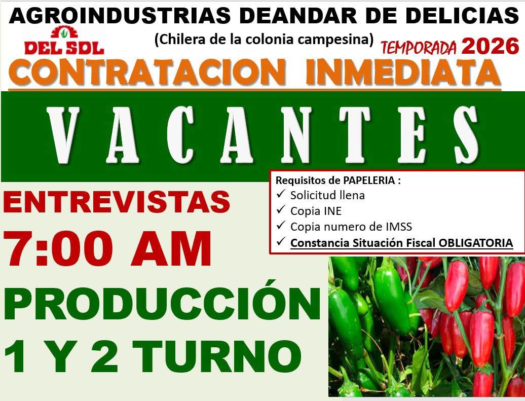 Personal para produccion