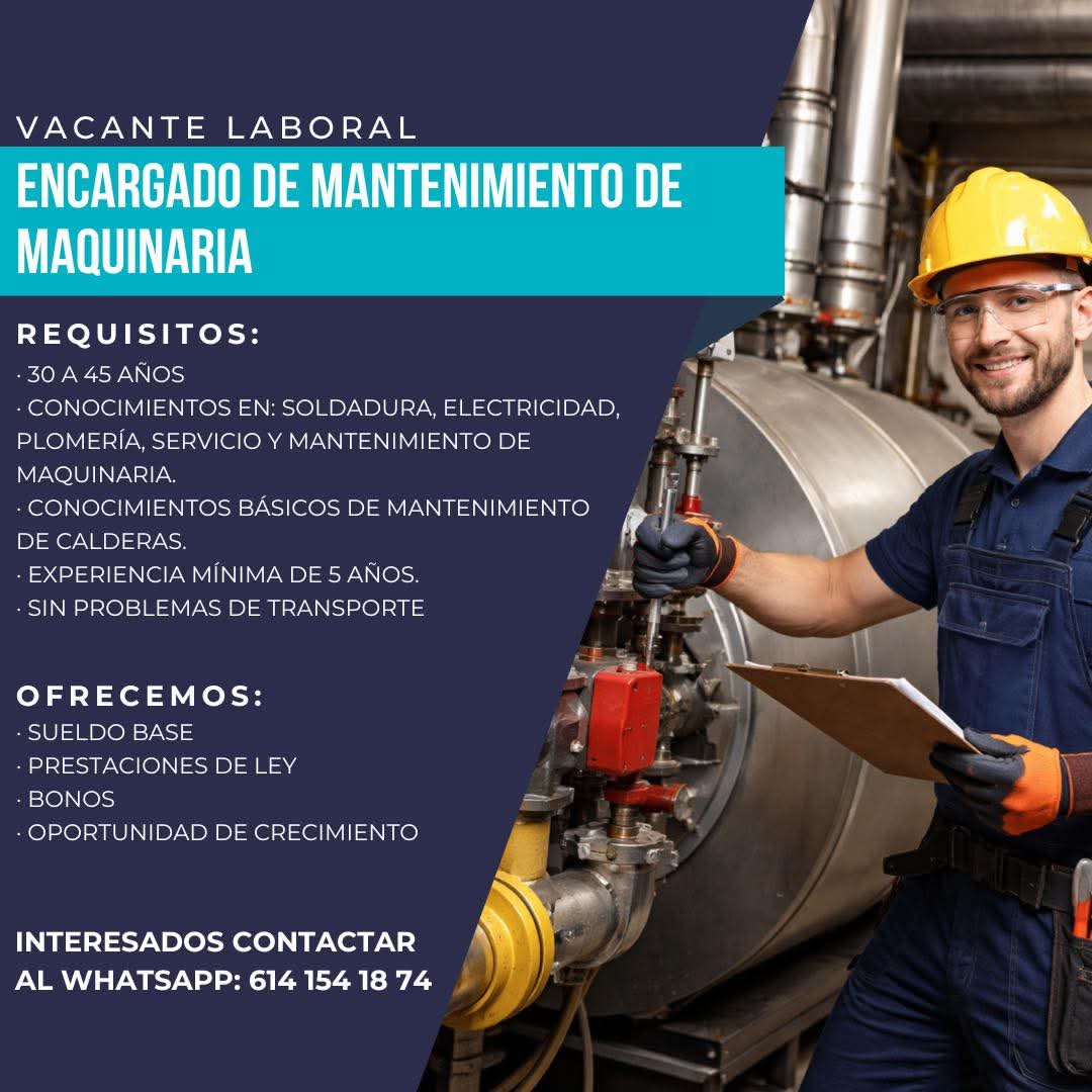 Encargado de mantenimiento