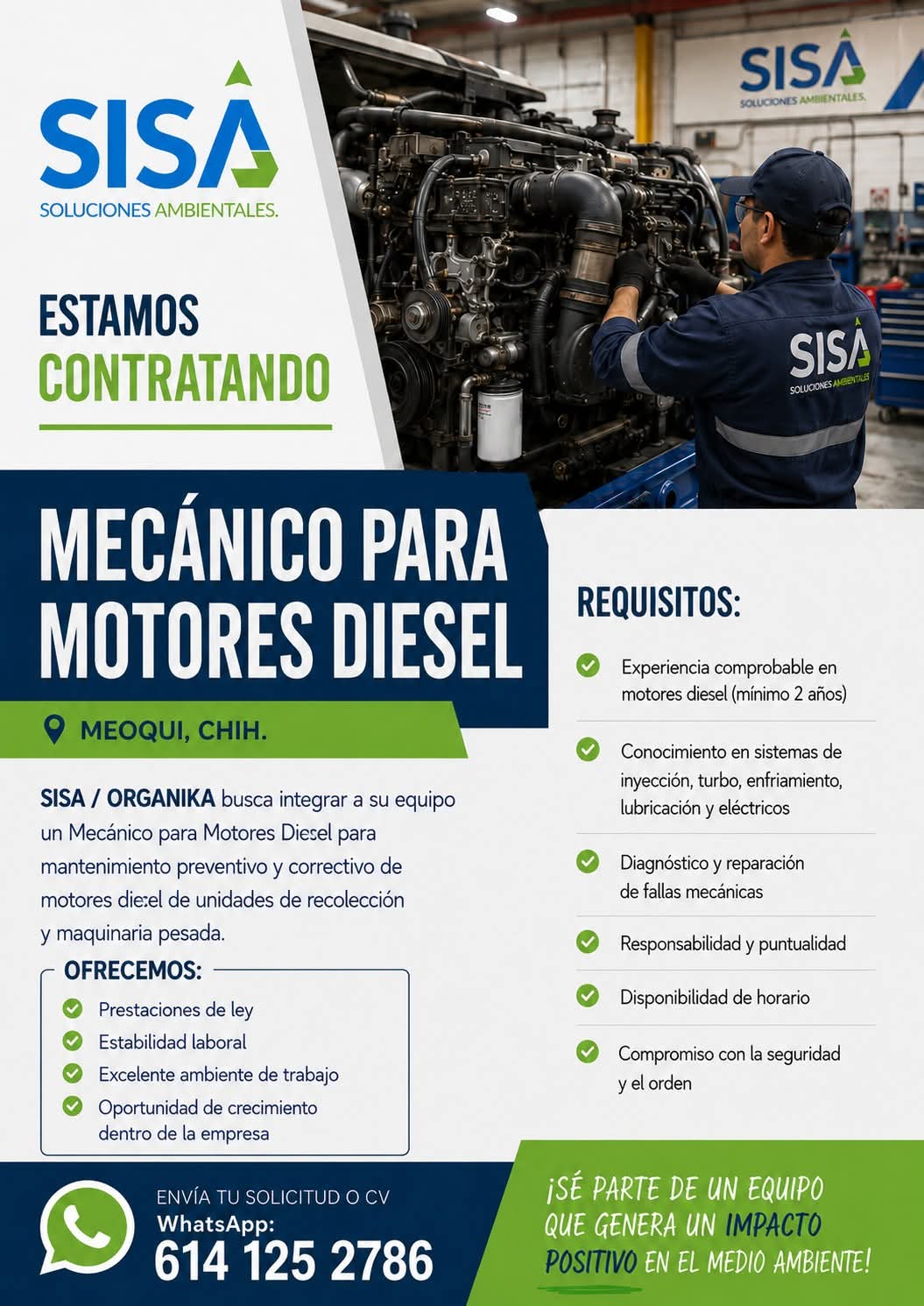 Mecanico para motores diesel