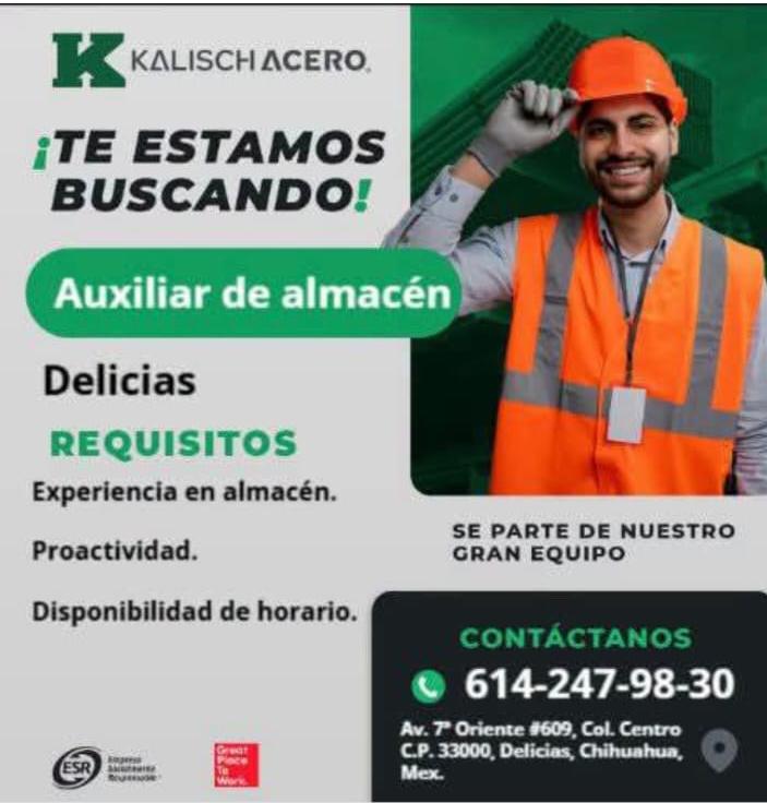 Auxiliar de almacén