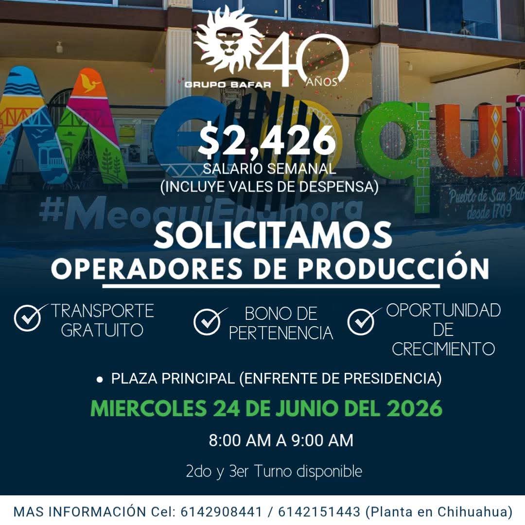 Operadores de producción