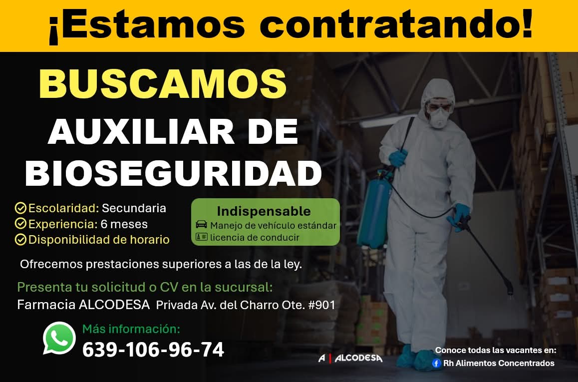 Auxiliar De bioseguridad