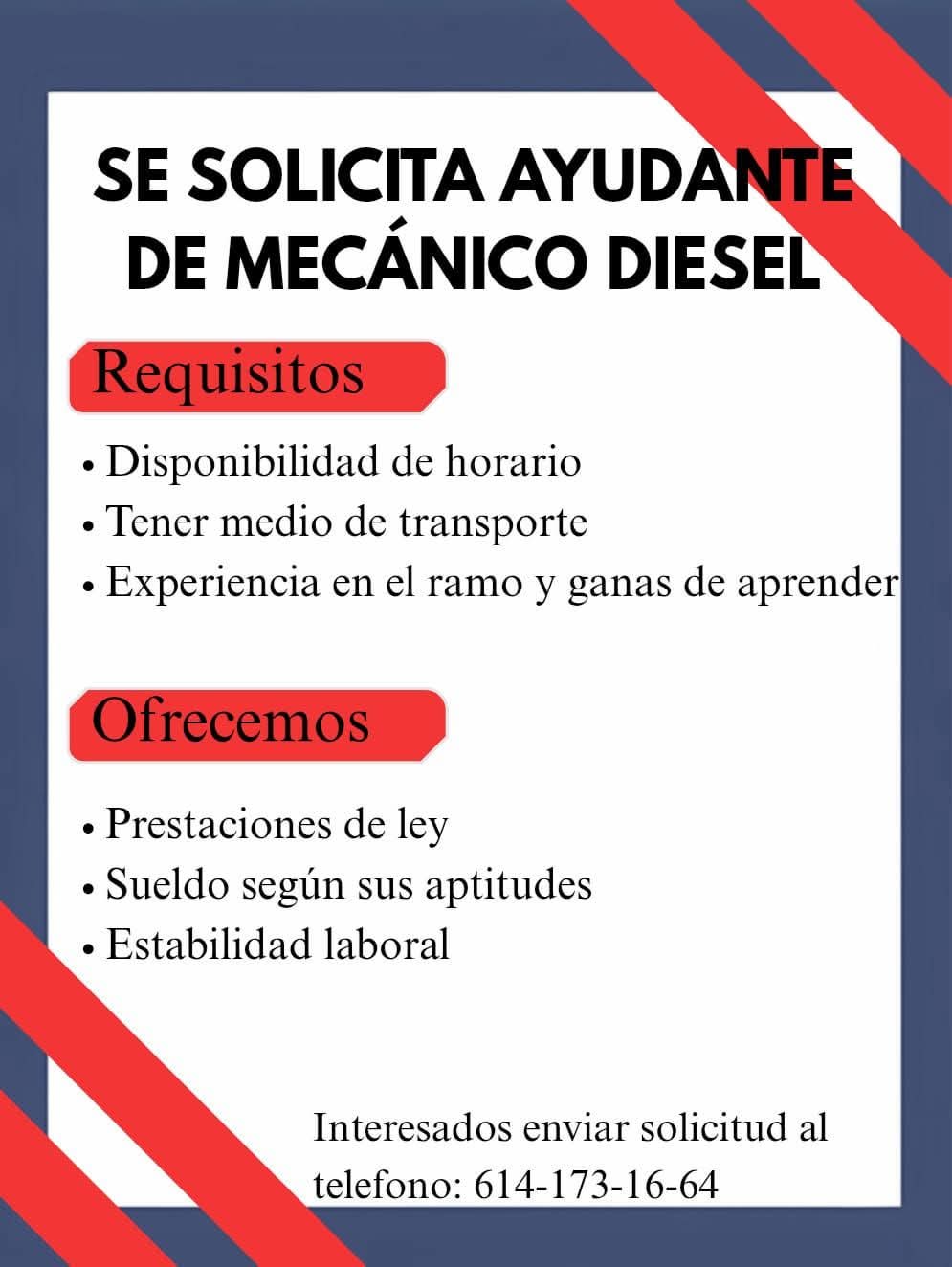 Mecánico diesel