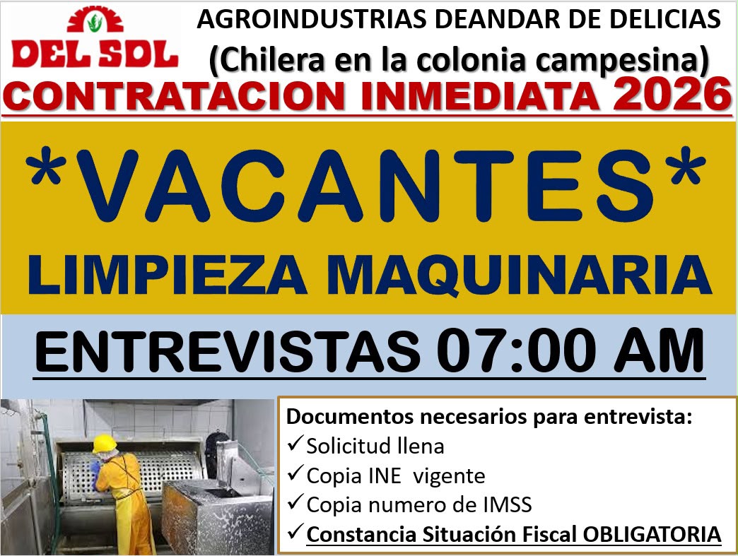 Limpieza de maquinaria