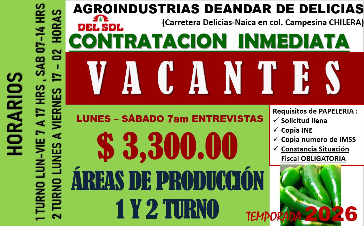 Operadores de producción