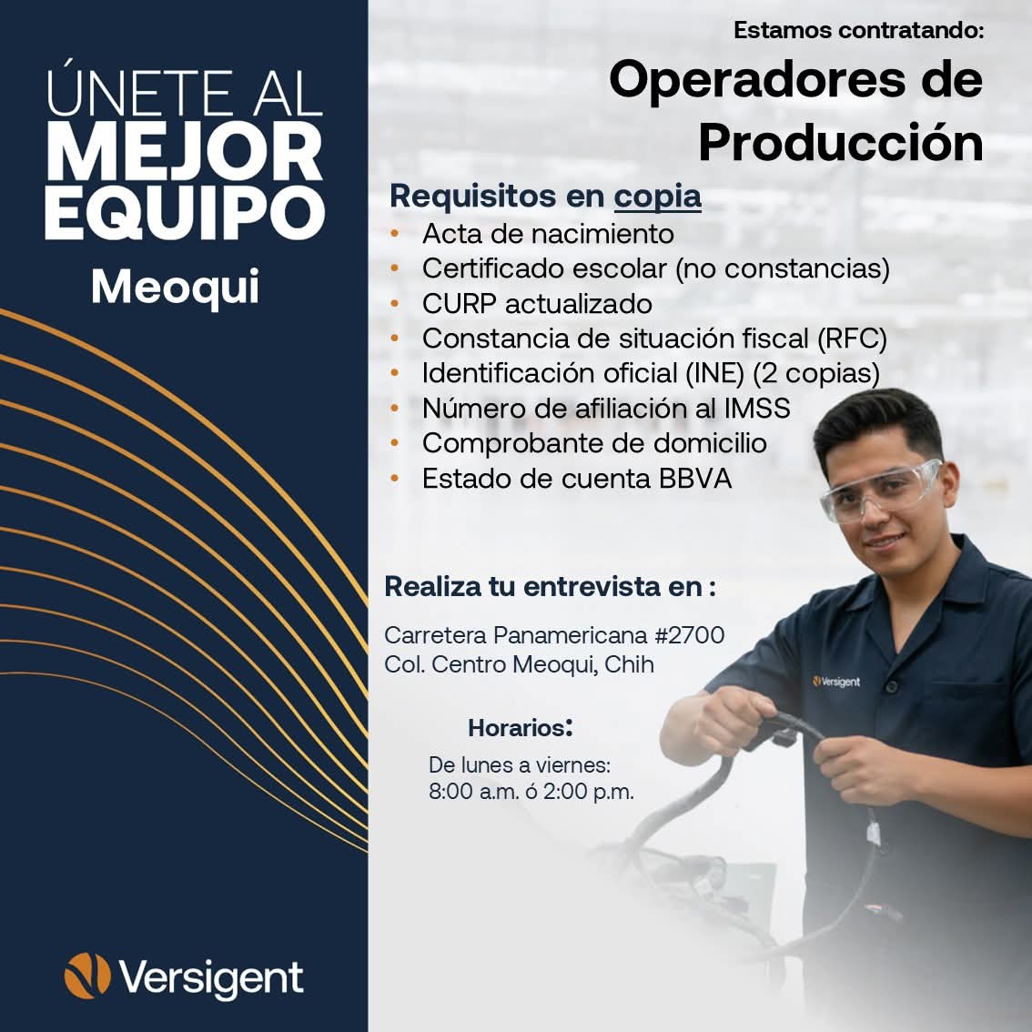 Operadores de producción
