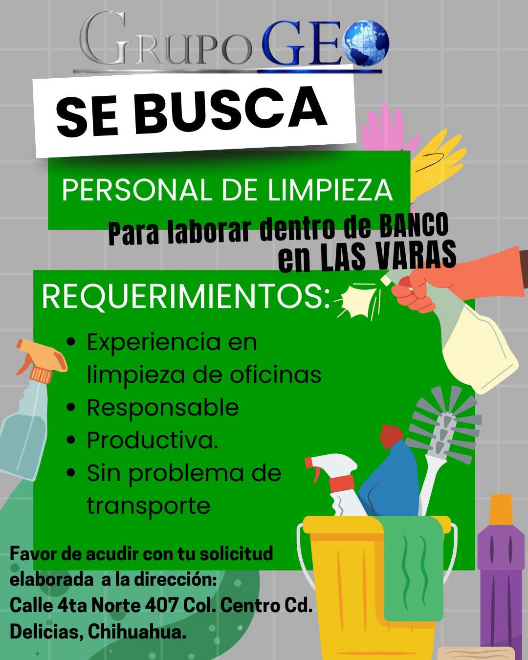 Personal de limpieza