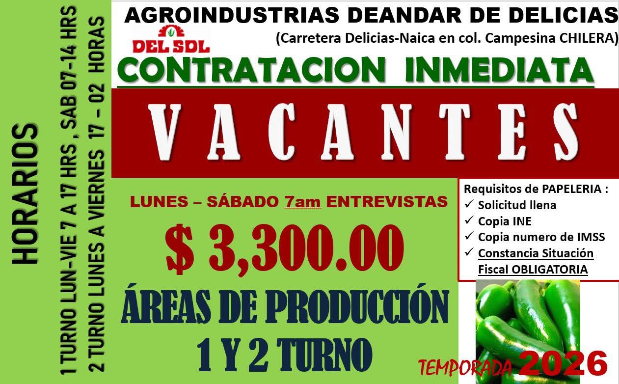 Operadores de producción