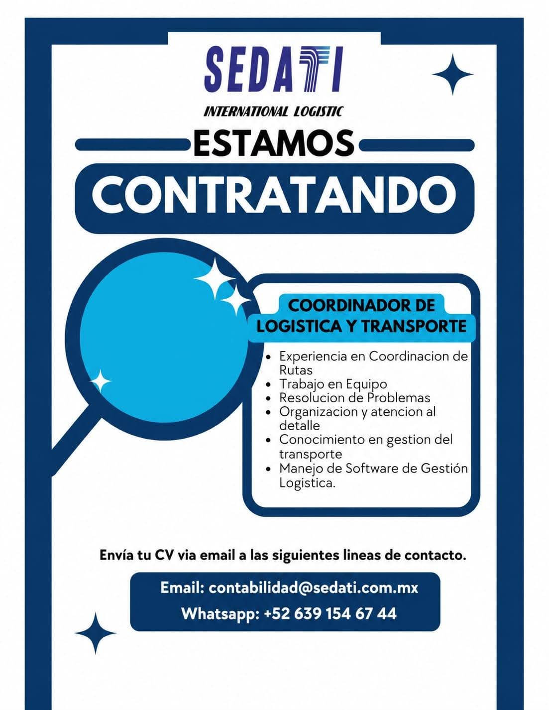 Coordinador de logistica