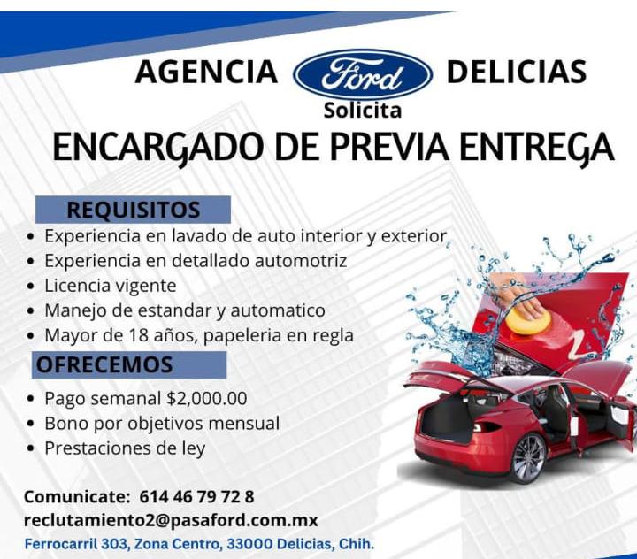 Encargado de previa entrega