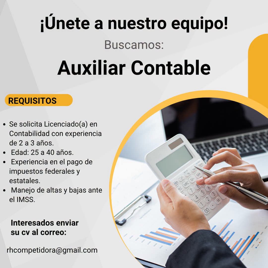 Auxiliar contable