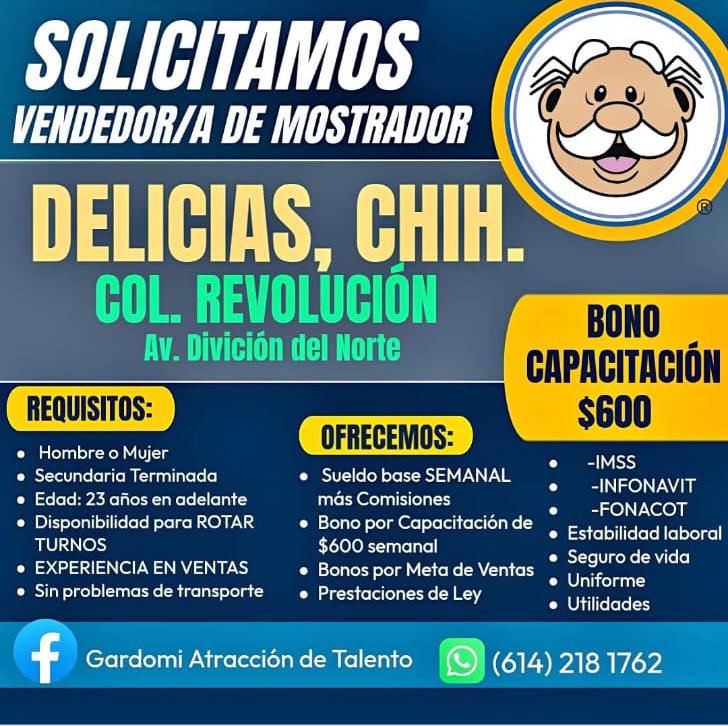 Vendedor de mostrador