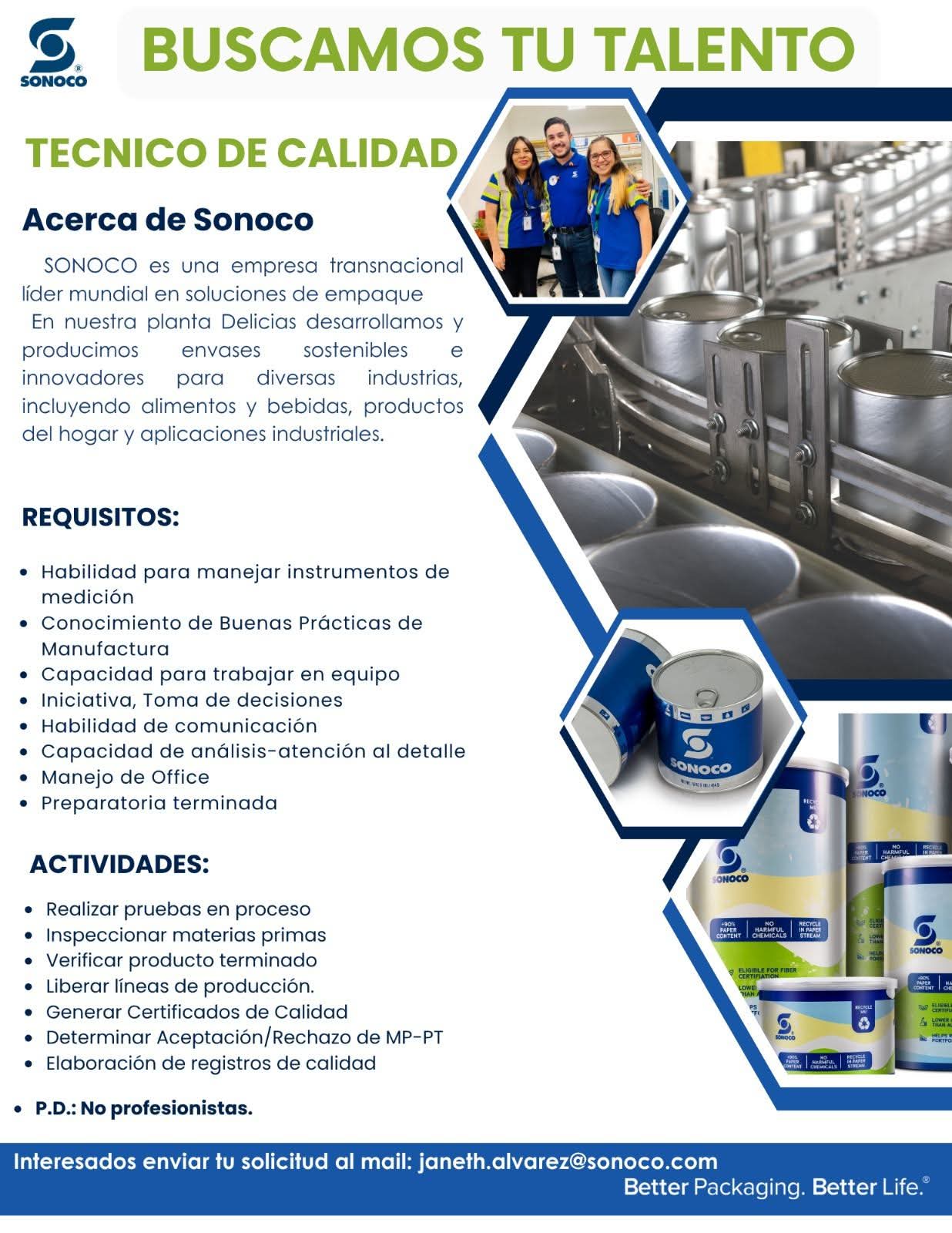 Técnicos de calidad