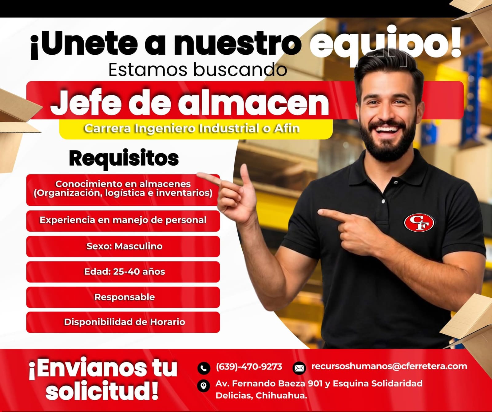 Jefe de almacén