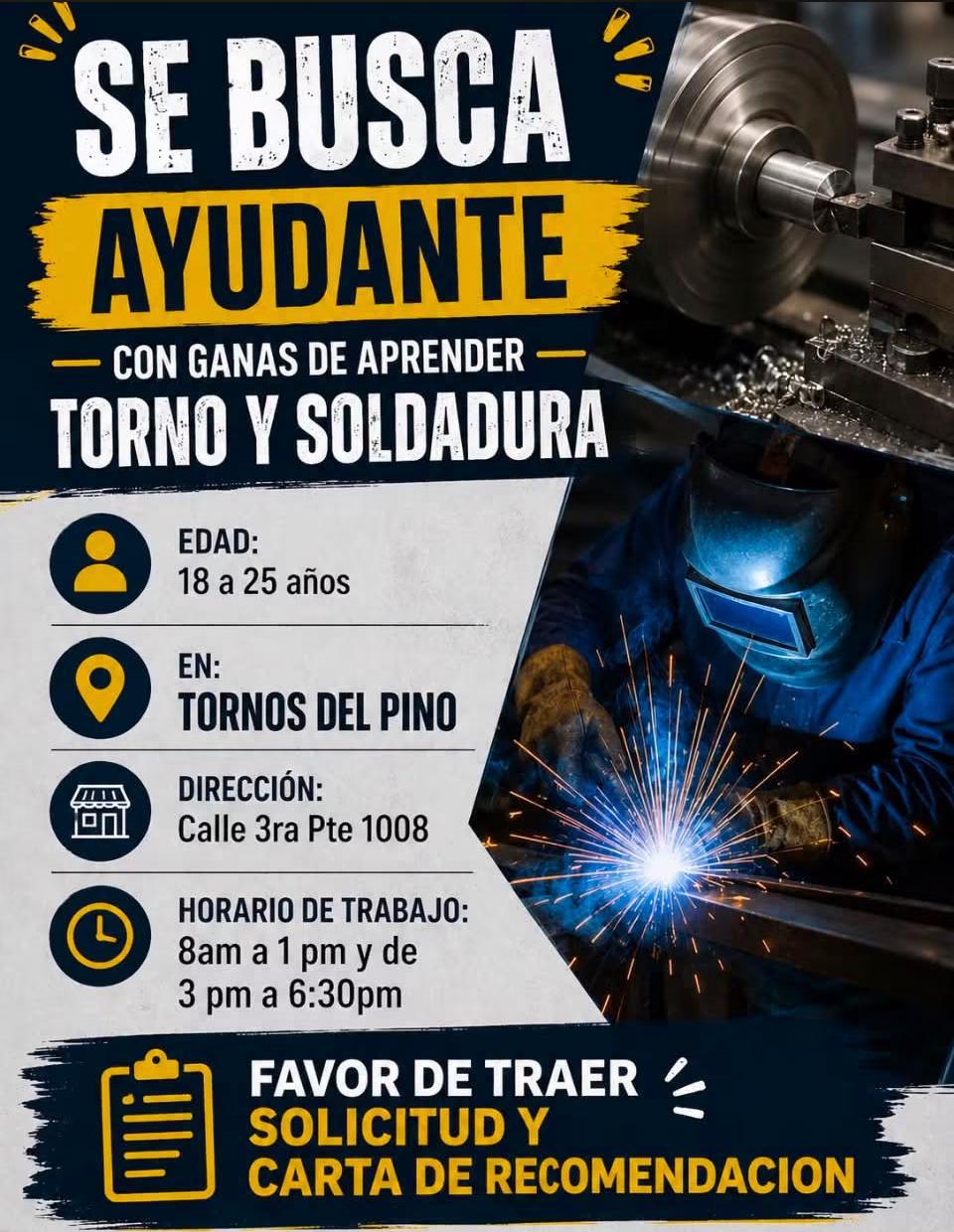 Ayudante de soldadura