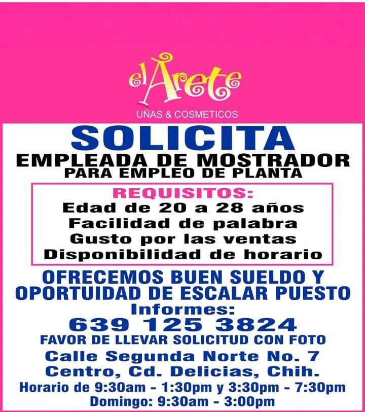 Empleada de mostrador