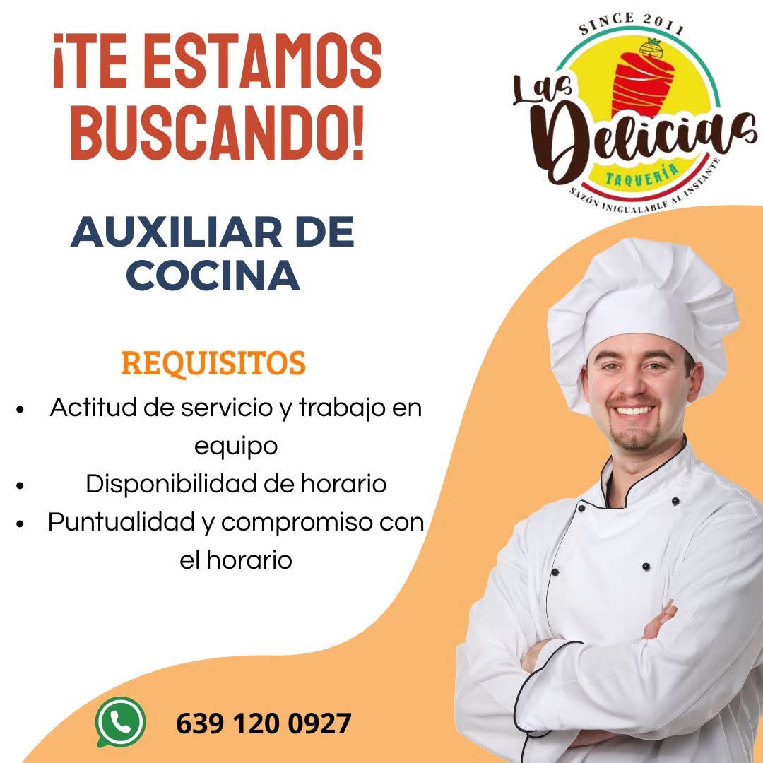 Auxiliar de cocina