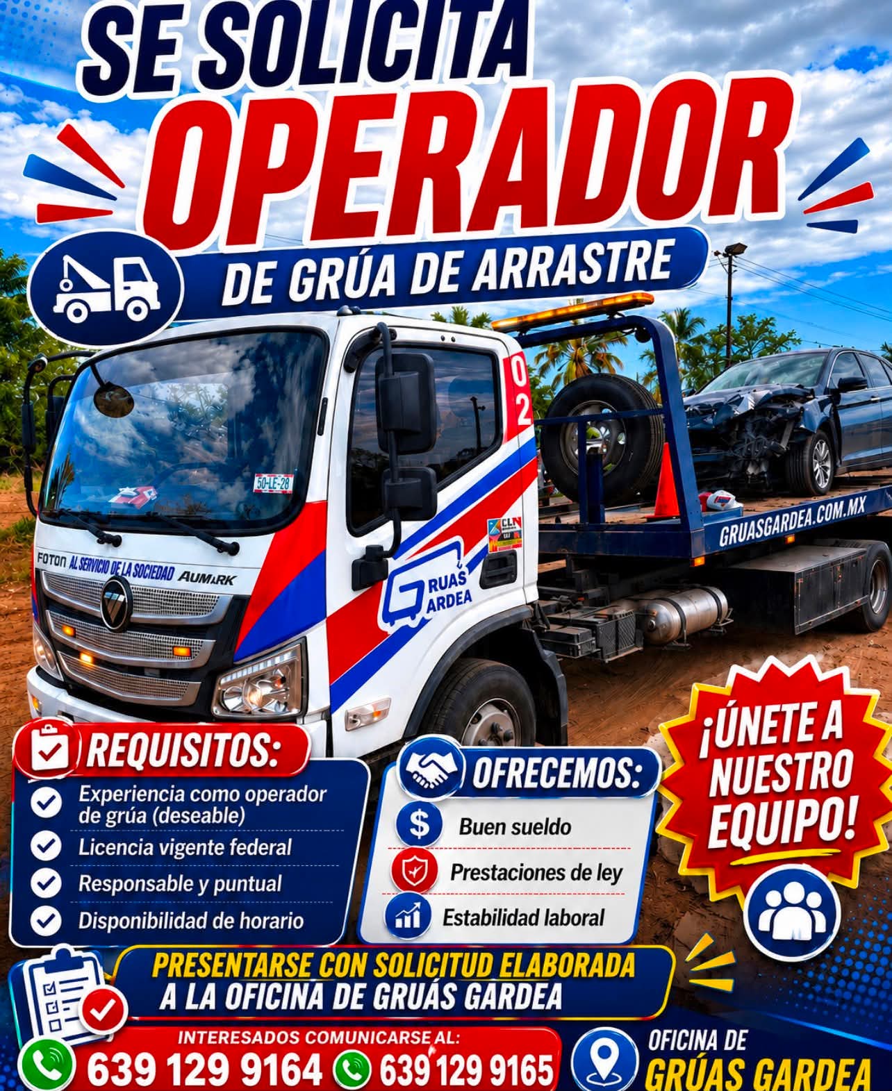 Operador de grúa de arratre