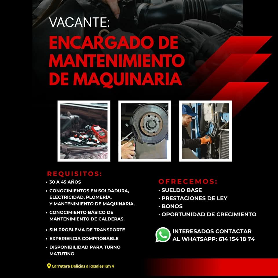 Encargado de mantenimiento
