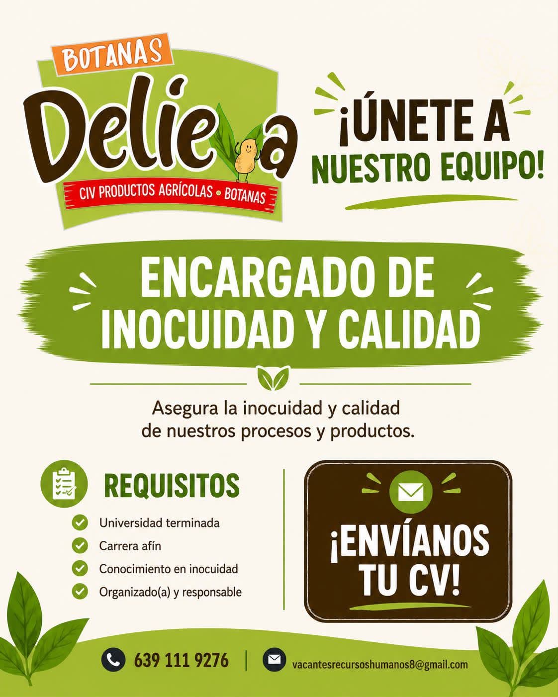 Encargado de inconuidad