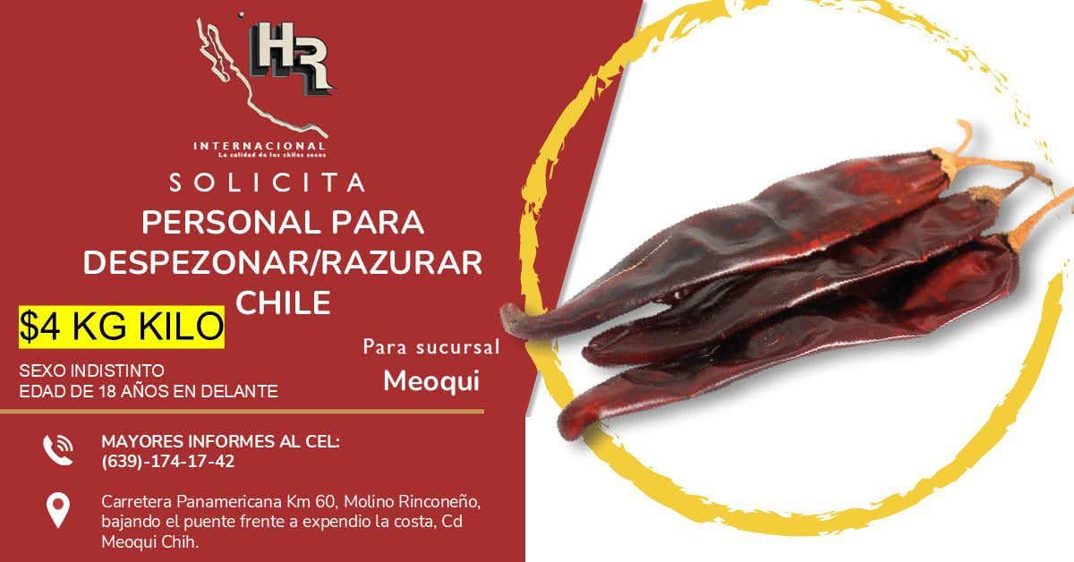 Despesonar chiles