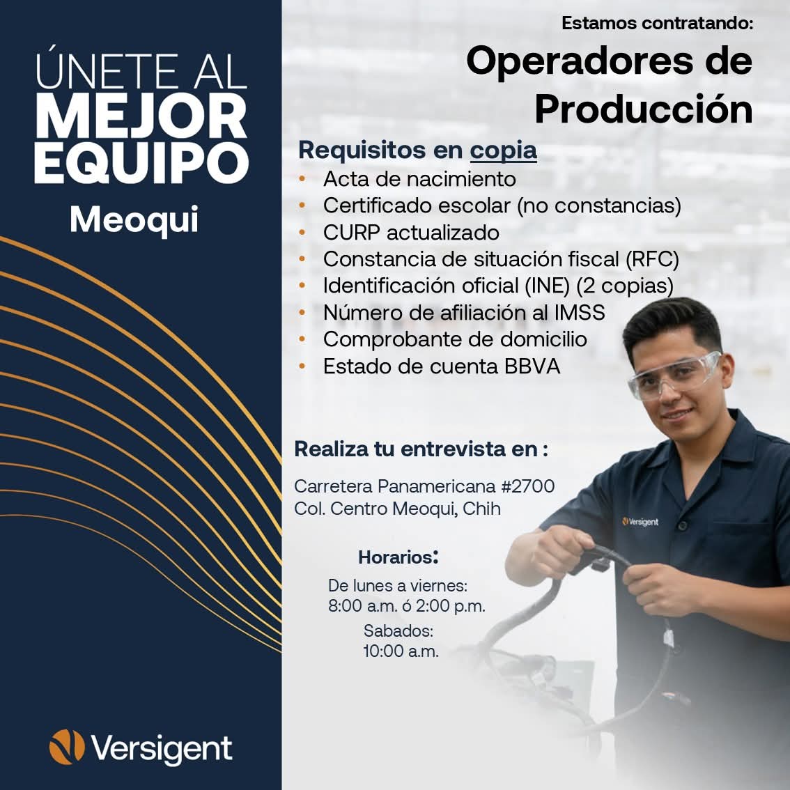 Operadores de producción