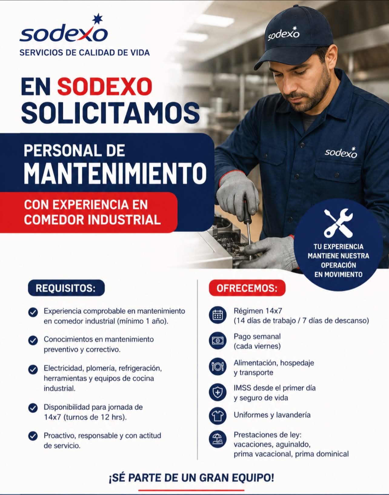 Personal de mantenimiento