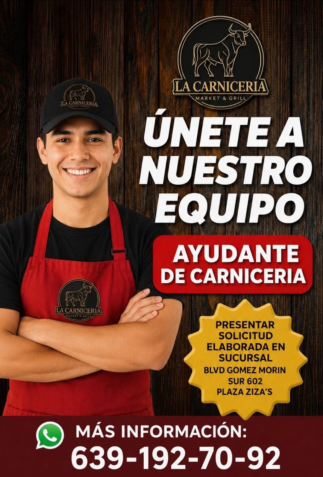 Ayudante de carnicería
