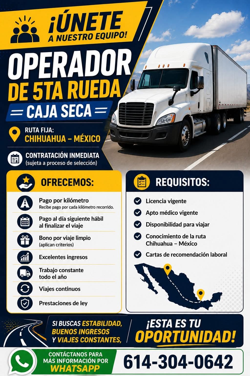 Operador 5ta rueda