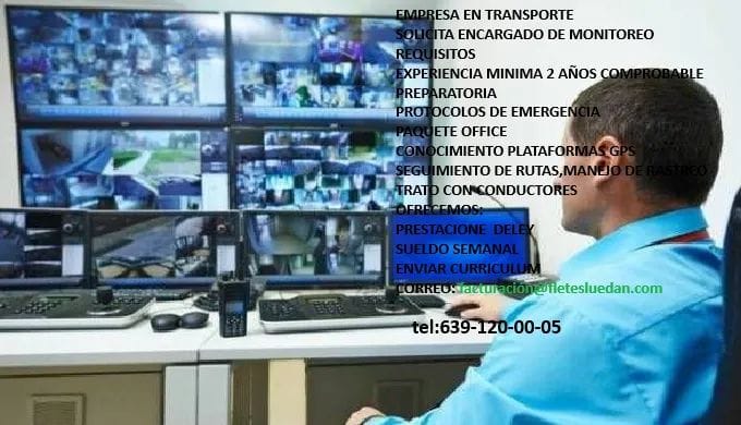 Encargado de monitoreo