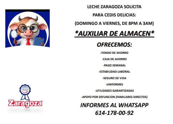 Auxiliar de almacén